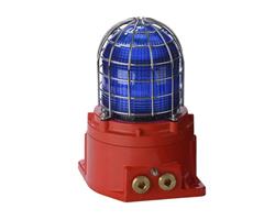 STEXB2RT1024AS2R.5 E2S STEXB2RT1024AS2R/B Ex Rot. Beacon STExB2 RT1  24vDC BLUE 20w Halogen IP66 SS316 Ex-db-IIC-Gb-T6